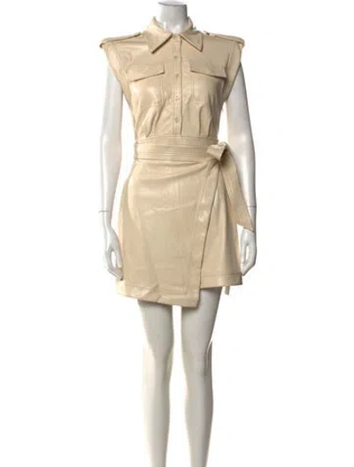 Pre-owned Simkhai Mini Dress In Neutrals