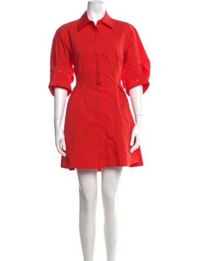 Pre-owned Simkhai Mini Dress In Orange