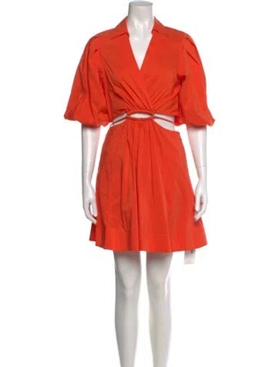 Pre-owned Simkhai Mini Dress In Orange