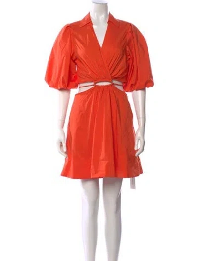 Pre-owned Simkhai Mini Dress In Orange