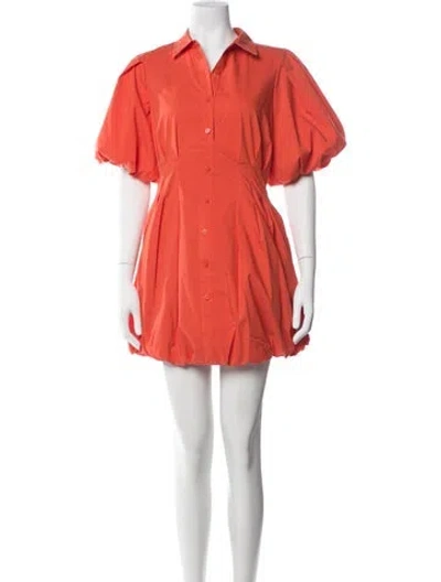 Pre-owned Simkhai Mini Dress In Orange