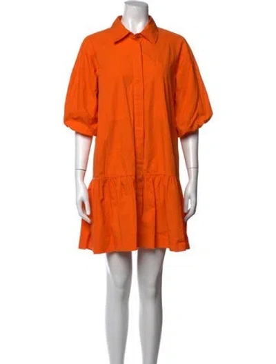 Pre-owned Simkhai Mini Dress In Orange