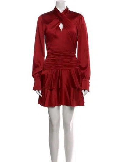 Pre-owned Simkhai Mini Dress In Red