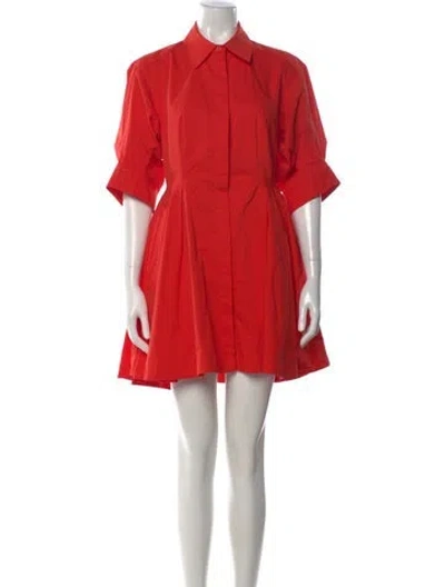 Pre-owned Simkhai Mini Dress In Red