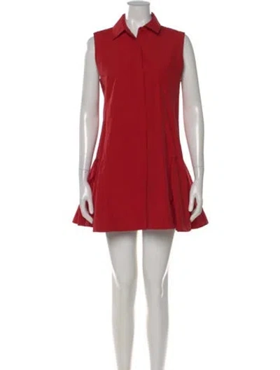 Pre-owned Simkhai Mini Dress In Red