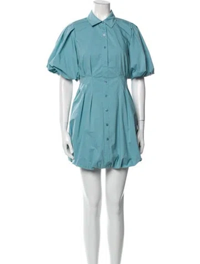 Pre-owned Simkhai Mini Dress W/ Tags In Blue