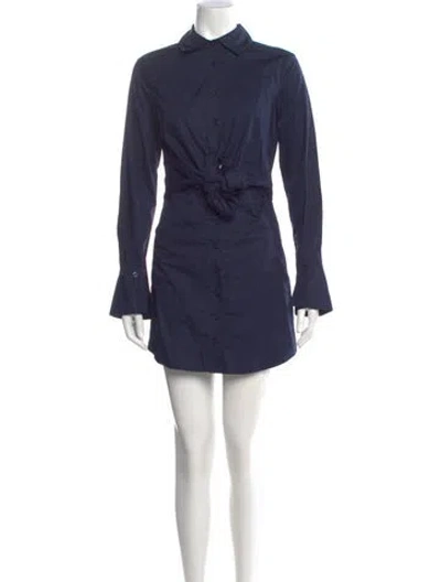 Pre-owned Simkhai Mini Dress W/ Tags In Blue