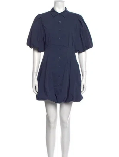 Pre-owned Simkhai Mini Dress W/ Tags In Blue