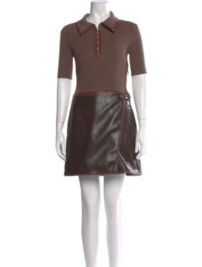 Pre-owned Simkhai Mini Dress W/ Tags In Brown