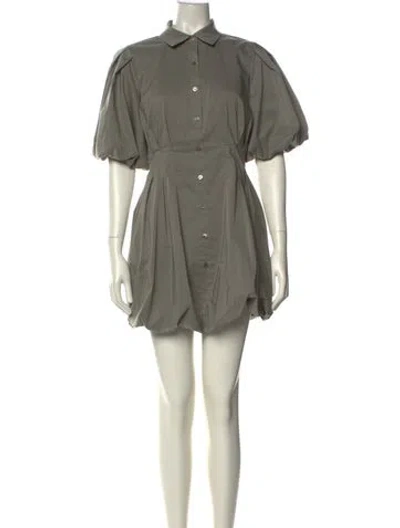 Pre-owned Simkhai Mini Dress W/ Tags In Green