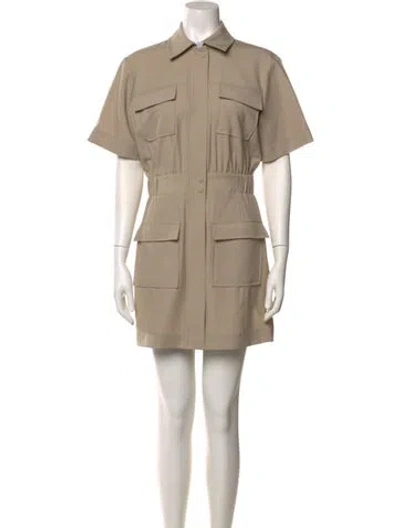 Pre-owned Simkhai Mini Dress W/ Tags In Neutral