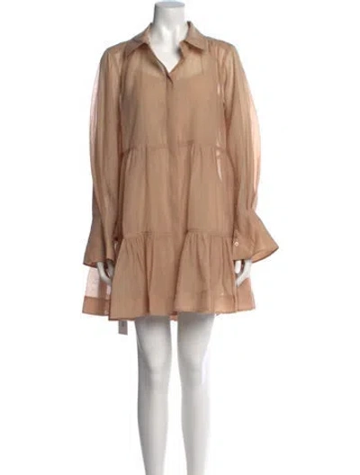 Pre-owned Simkhai Mini Dress W/ Tags In Neutral