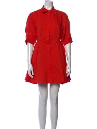 Pre-owned Simkhai Mini Dress W/ Tags In Red