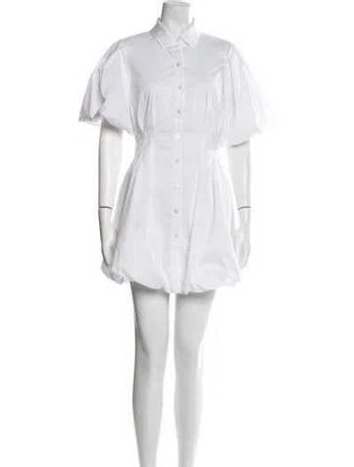 Pre-owned Simkhai Mini Dress In White