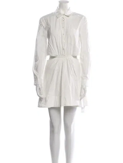 Pre-owned Simkhai Mini Dress In White