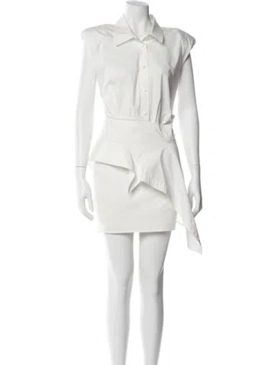 Pre-owned Simkhai Mini Dress In White