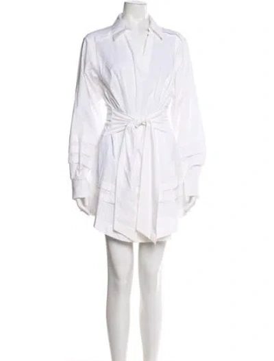 Pre-owned Simkhai Mini Dress In White