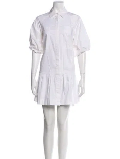 Pre-owned Simkhai Mini Dress In White