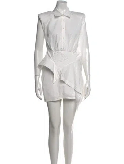 Pre-owned Simkhai Mini Dress In White