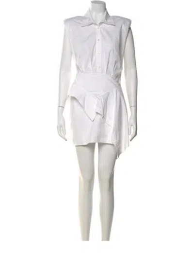 Pre-owned Simkhai Mini Dress In White