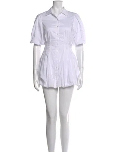 Pre-owned Simkhai Mini Dress In White