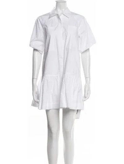 Pre-owned Simkhai Mini Dress In White