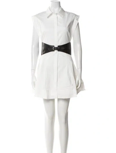 Pre-owned Simkhai Mini Dress In White