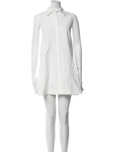 Pre-owned Simkhai Mini Dress In White