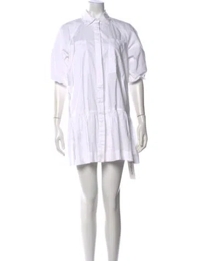 Pre-owned Simkhai Mini Dress In White