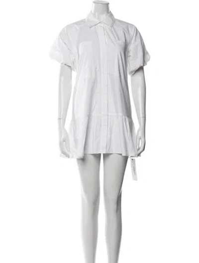 Pre-owned Simkhai Mini Dress In White
