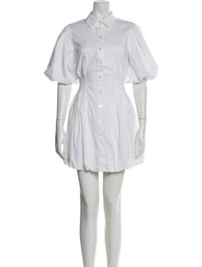Pre-owned Simkhai Mini Dress In White