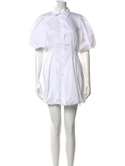 Pre-owned Simkhai Mini Dress In White