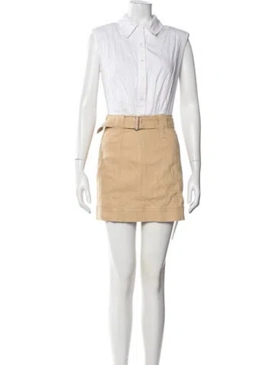 Pre-owned Simkhai Mini Dress In White