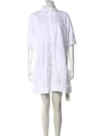 Pre-owned Simkhai Mini Dress In White