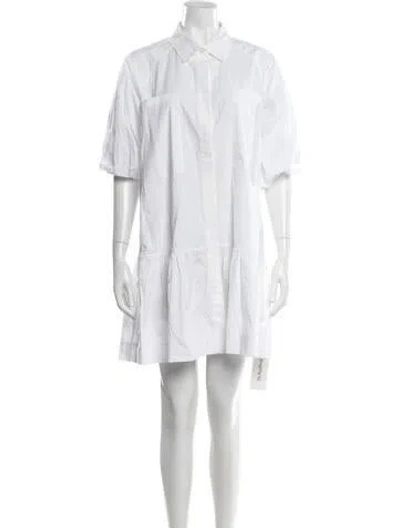 Pre-owned Simkhai Mini Dress In White