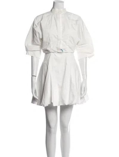 Pre-owned Simkhai Mini Dress In White