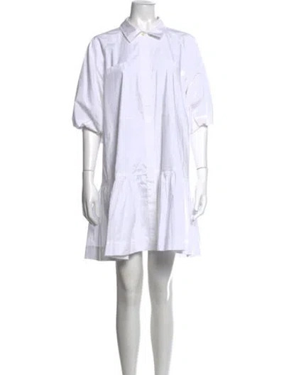 Pre-owned Simkhai Mini Dress In White