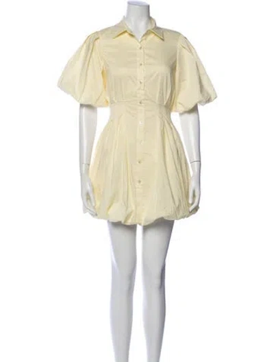 Pre-owned Simkhai Mini Dress In Yellow