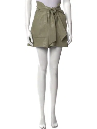 Pre-owned Simkhai Mini Shorts In Green