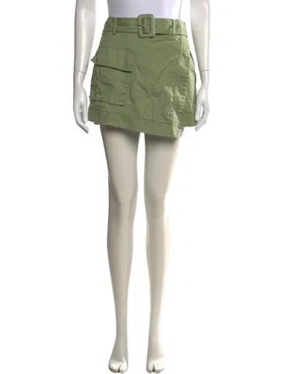 Pre-owned Simkhai Mini Shorts In Green