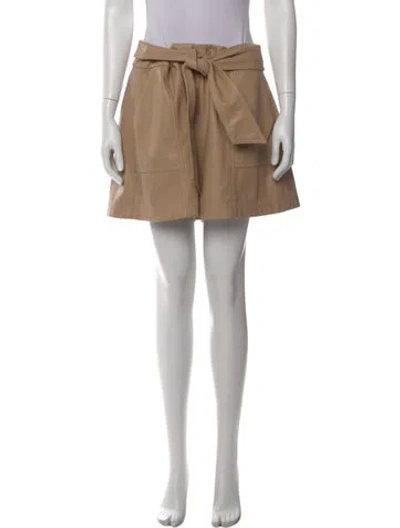 Pre-owned Simkhai Mini Shorts In Neutral