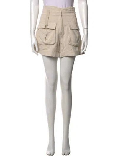 Pre-owned Simkhai Mini Shorts In Neutrals