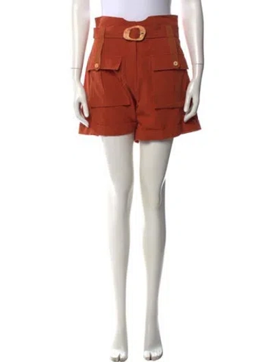 Pre-owned Simkhai Mini Shorts In Orange