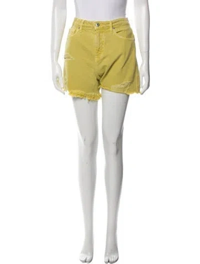Pre-owned Simkhai Mini Shorts W/ Tags In Yellow
