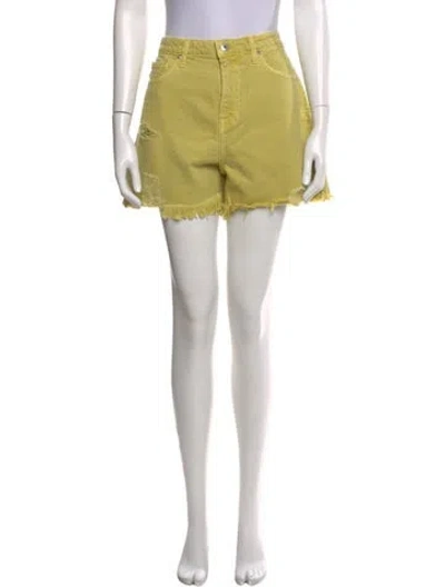 Pre-owned Simkhai Mini Shorts W/ Tags In Yellow