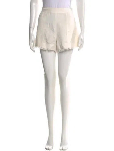 Pre-owned Simkhai Mini Shorts In White