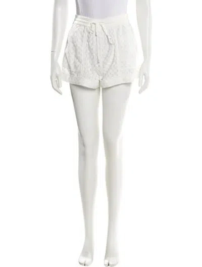 Pre-owned Simkhai Mini Shorts In White