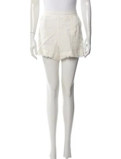 Pre-owned Simkhai Mini Shorts In White