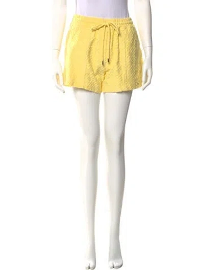 Pre-owned Simkhai Mini Shorts In Yellow