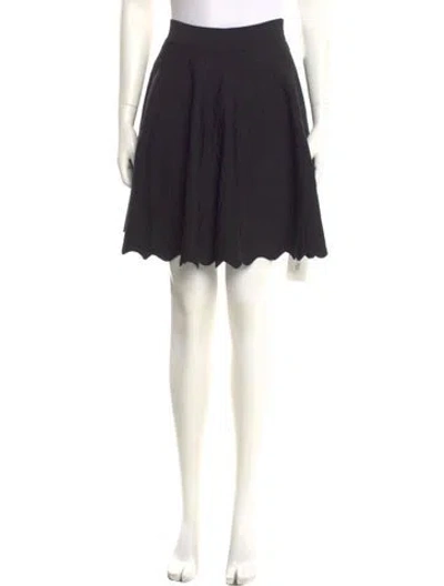 Pre-owned Simkhai Mini Skirt In Black